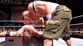 John Cena vs Umaga – WWE Championship Match Royal Rumble 2007 [upl. by Selie973]