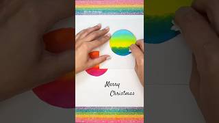 Christmas Art Idea 🎄❄️  Art for Kids shorts artforkids christmasart [upl. by Banks]