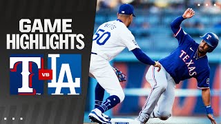 Rangers vs Dodgers Highlights 61224  MLB Highlights [upl. by Susanetta]