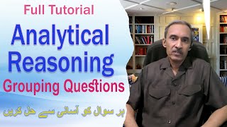 Analytical Reasoning  Solving Grouping questions on the NTS GAT SBP MPhil PhD employment tests [upl. by Akkinahs]