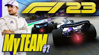 F1 23 My Team Career Part 2 Can we Finish in Jeddah [upl. by Carhart819]