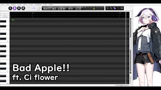 【Ci flower】Bad Apple【CeVIO AIカバー】 [upl. by Glick]