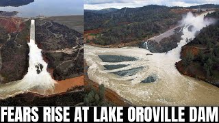 Fear Rise as Lake Oroville Reaches Full Capacity  Can Oroville Dam Hold All That Water [upl. by Ycnay]