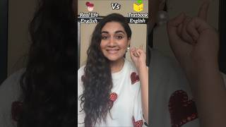 Textbook English vs Real life English l englishspeaking ytshorts [upl. by Pillihp784]