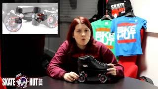 Riedell R3 Roller Derby Speed Skate  Black  Skatehut [upl. by Neelloj734]