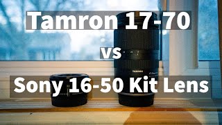 Tamron 1770mm VS Sony 1650mm Kit Lens Image Comparisons [upl. by Gnni]