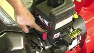 Check Fuel Valve if Snow Blower is not Starting [upl. by Iddet]