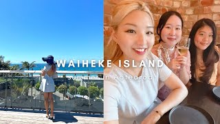 VLOG  Day trip to Waiheke Island lots of wine summer days in New Zealand  watermelon cocktail [upl. by Hadik218]