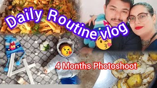 4 Month baby Photoshoot and Daily Routine vlog MiniworldIvaan dailyroutinevlog babyshoot [upl. by Yseulte]