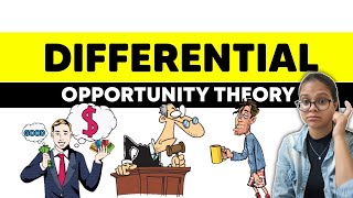 Differential Opportunity Theory I Theories of Crime I Criminology [upl. by Annaerb449]