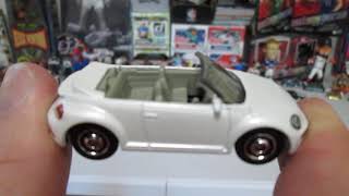 2019 Volkswagen Beetle Convertible  Matchbox Toy Car Unboxing and Review  Pearl White VW Bug [upl. by Einahpts]