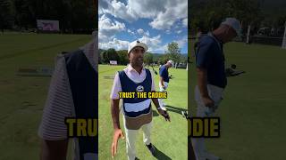 These caddieplayer interactions 😂 golf [upl. by Asiruam]