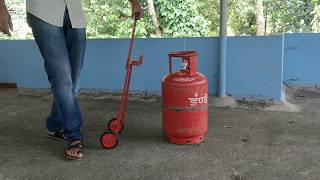 Lakshya Gas Trolley  An Innovative LPG cylinder trolley product every home must have [upl. by Irrok]