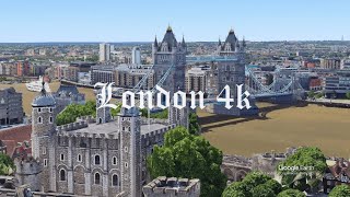 London Views in 4K 60fps 🇬🇧 [upl. by Annawahs130]