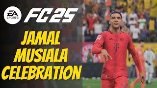 How to do Jamal Musiala Celebration in FC 25 [upl. by Ilysa763]