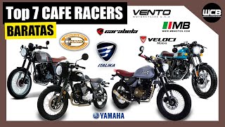 TOP 7 Motos CAFE RACER 2024 RETRO BARATAS 🇲🇽  Menos de 60K MXN [upl. by Blight]