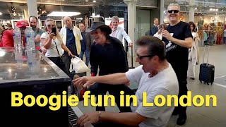 Boogie fun with Dr K Terry Miles amp Nico Brina in London 2024 Boogie Woogie Piano [upl. by Fondea583]