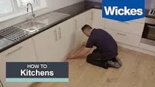 How to Fit a Kitchen Plinth Pelmet and Cornice with Wickes How To [upl. by Hum]