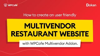 How To Create Multi Vendor Restaurant Food Ordering System in WordPress [upl. by Aysahc692]