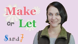 Make and Let  causative verbs  English Grammar [upl. by Bergman]