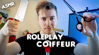 ASMR 4  ROLEPLAY COIFFEUR [upl. by Lorrac882]