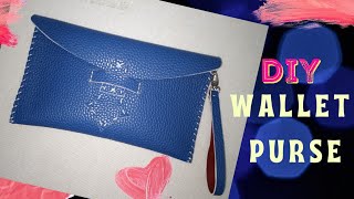 Diy Wallet  Easy Clutch Bag Tutorial [upl. by Nylasor]