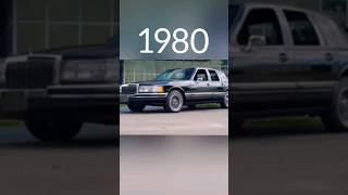 Lincoln car evolution ⚡ 19802024viralshort evolution short [upl. by Nytsyrk806]