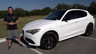 Is the updated Alfa Romeo Stelvio a BETTER performance SUV to BUY [upl. by Joelie]