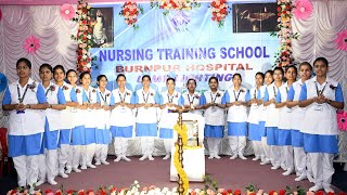 1091 Lamp Lighting Oath Taking Ceremony at Nursing Training School Burnpur Hospital 10 05 2024 [upl. by Anitsirk]