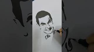 Mr Bean calligraphy arts [upl. by Rosdniw11]