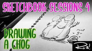 DRAWING A CHOG  Sketchbook Session 04 [upl. by Martin798]