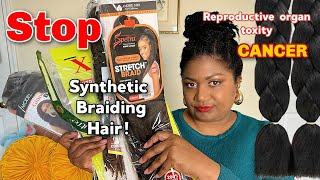 Synthetic BRAIDING HAIR may cause Reproductive Organ Toxicity amp CANCER Doctor reacts braidinghair [upl. by Akehsat783]