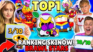 WYBIERAMY Najlepszy SKIN TOP 1 z SIOSTRĄ i BRATEM w Brawl Stars😮 RANKING SKINÓW SEZON 32 i 33 [upl. by Aenotna]