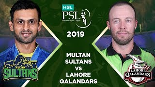 Match 10 Full Match Highlights Multan Sultans Vs Lahore Qalandars  HBL PSL 4  HBL PSL 2019  MA2 [upl. by Mia]