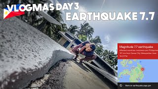 🎄 EARTHQUAKE Hit Mindanao Hard Last Night 🇵🇭 PHILIPPINES VLOGMAS Day 3 [upl. by Nibas]