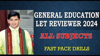 GENERAL EDUCATION SEPTEMBER 2024 FAST PACE DRILLS LET REVIEWER [upl. by Einalam527]