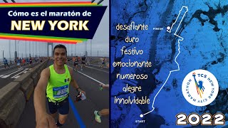 TCS New York City Marathon 2022  El maratón más grande del mundo [upl. by Trawets70]