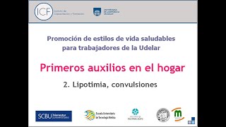 Primeros auxilios Lipotimia convulsiones [upl. by Arny177]