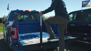 How to Use the Integrated Tailgate Step in the Ford F150 [upl. by Gaile159]