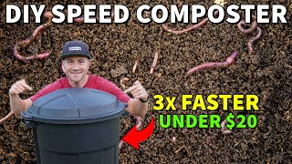 How To Make Unlimited Compost FAST In A 20 Trash Can EASY DIY Guide [upl. by Denby981]