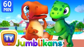 The Get Up Song Feelings Song with Jumblikans Dinosaurs  More ChuChuTV Toddler Learning Videos [upl. by Audra7]