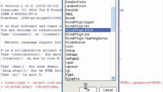 R Commander IPSUR  Start R Commander with Plugin IPSUR [upl. by Arde]