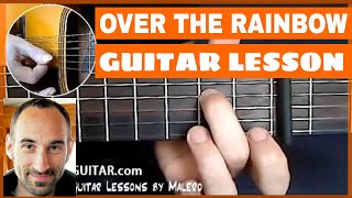 Over The Rainbow Guitar Lesson  part 1 of 4 [upl. by Clemmie739]