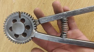 Few people how to make a simple diy metal tool homemade  km fabrication diy amazing [upl. by Cailean]