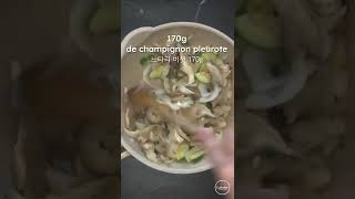 Champignon pleurote sauté  느타리 버섯 볶음 Neutali Beoseot Bokkeum [upl. by Schram]