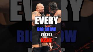 Every Big Show vs Kane Match WWE SHORTS [upl. by Hairym822]