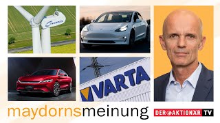 Maydorns Meinung Nordex Vestas Energiekontor Ørsted Encavis Tesla BYD Varta EMobility [upl. by Ihel283]