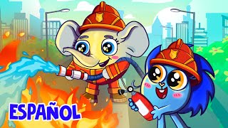 Canción del equipo de rescate de bomberos 🚒  Canciones infantiles 😻🐨🐰🦁 Baby Zoo Español [upl. by Indira504]