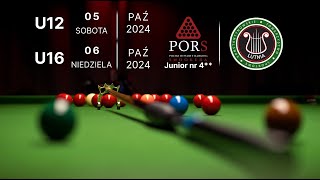 U16  Wojciech Nowacki vs Ignacy Cydejko  PORS junior 4  2024 [upl. by Drofdarb130]