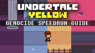 Undertale Yellow Genocide Speedrun TUTORIAL 2024 [upl. by Bancroft13]